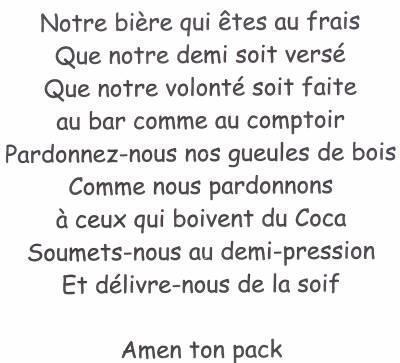 priere facon alcoolo